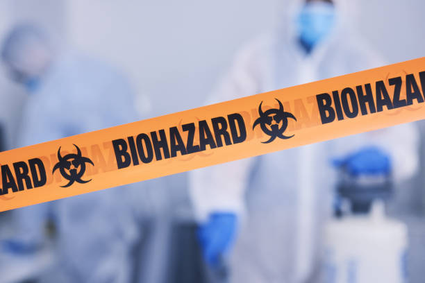Professional Biohazard Cleanup technician working in Ames, IA